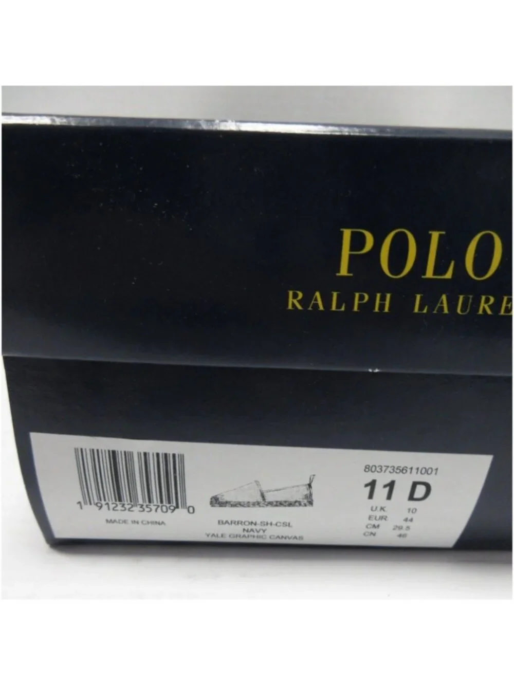 Polo Ralph Lauren Shoes 11 D Barron Espadrille Loafer Crest Canvas